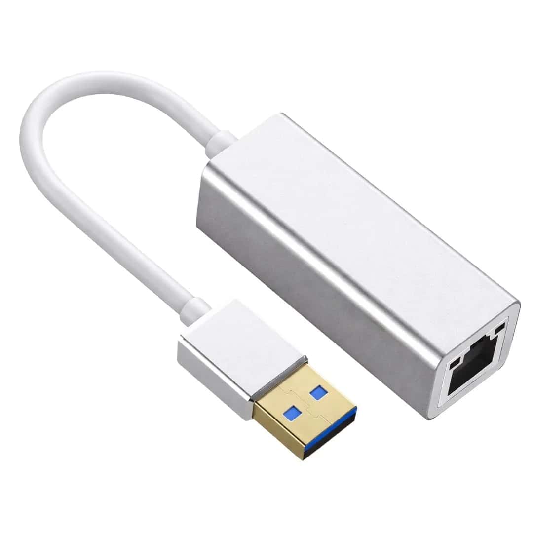 Fully H-608EM USB 3.0 to RJ45 Gigabit Ethernet Adaptör Çevirici Alüminyum Gövde - Seyyar Elektronik